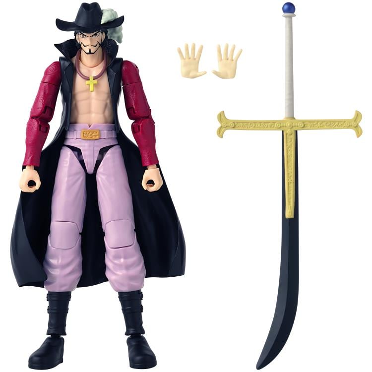 One Piece Anime Heroes Dracule Mihawk Action Figure Gallery Image 8
