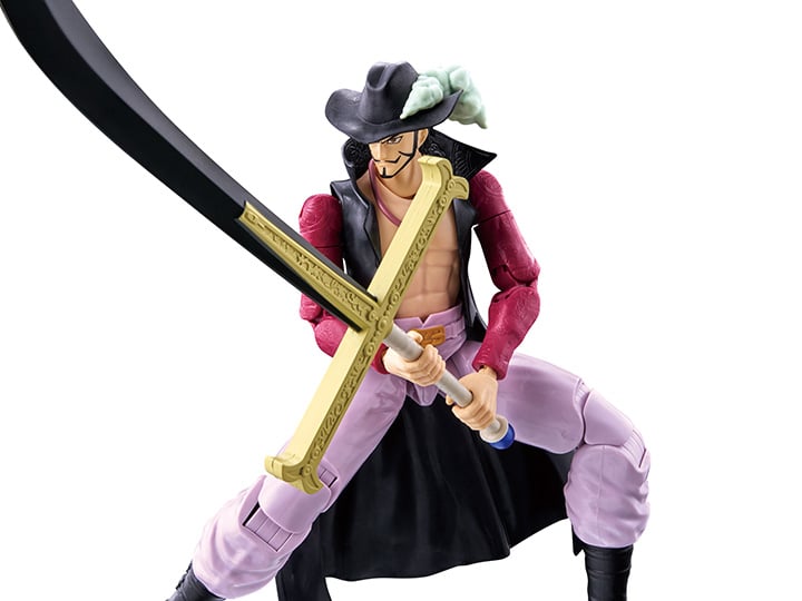 One Piece Anime Heroes Dracule Mihawk Action Figure Gallery Image 1