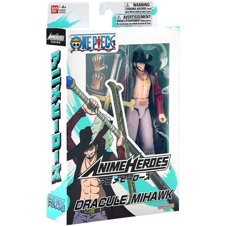 One Piece Anime Heroes Dracule Mihawk Action Figure Gallery Image 11