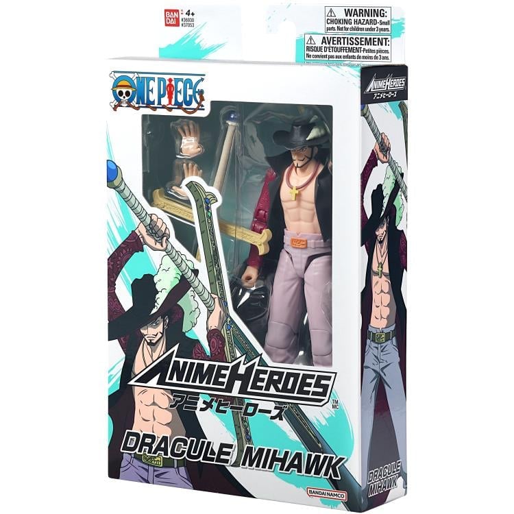 One Piece Anime Heroes Dracule Mihawk Action Figure Gallery Image 10