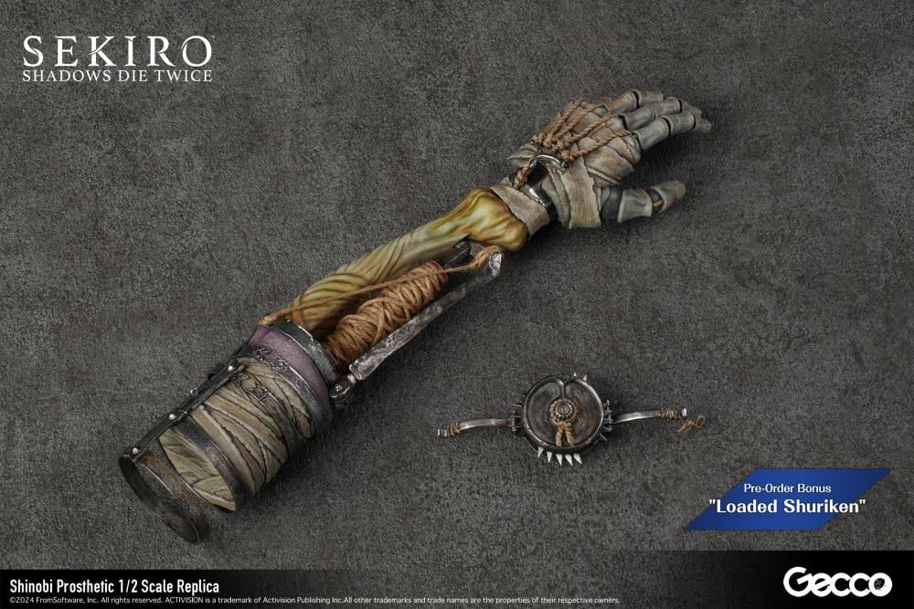 Sekiro: Shadows Die Twice Shinobi Prosthetic 1/2 Scale Replica Gallery Image 27