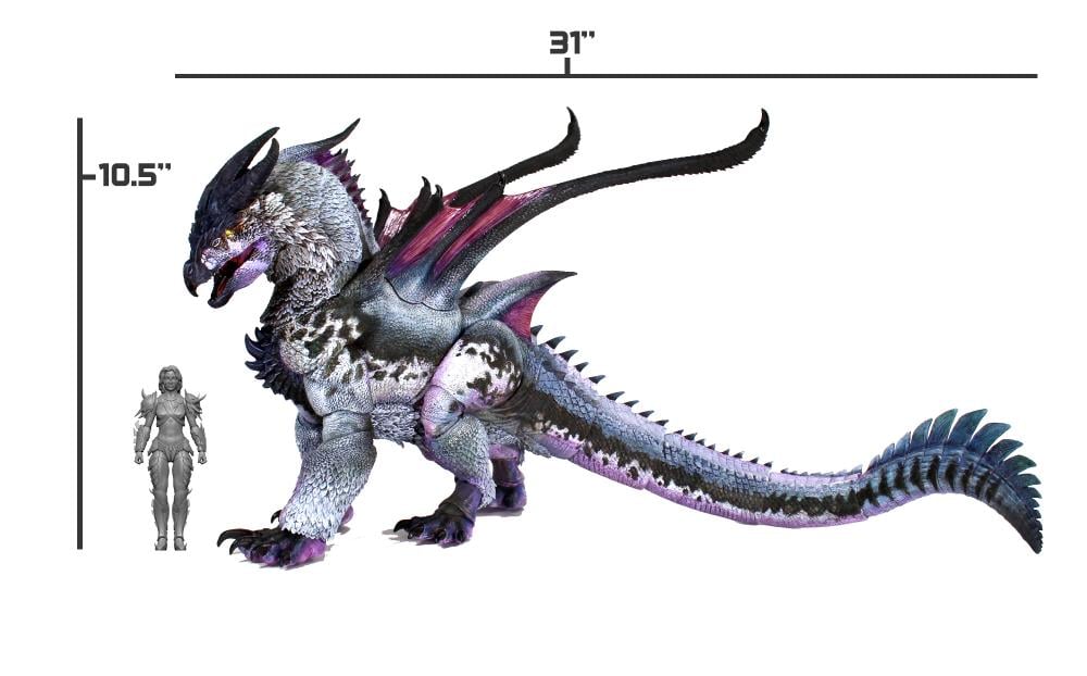 Cyberzoic Arctic Dragon Kuraokami 1/18 Scale Action Figure Gallery Image 10