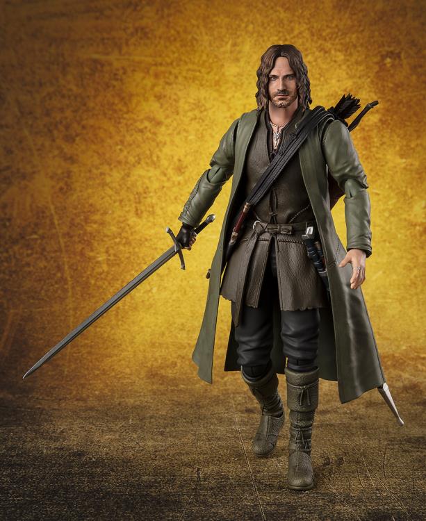 The Lord of the Rings: The Fellowship of the Ring S.H.Figuarts Aragorn Action Figure Gallery Image 4