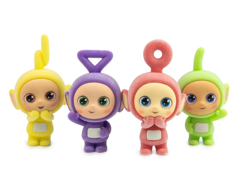 Teletubbies Tinky Winky 2.5" Collectible Flocked Figure Gallery Image 9