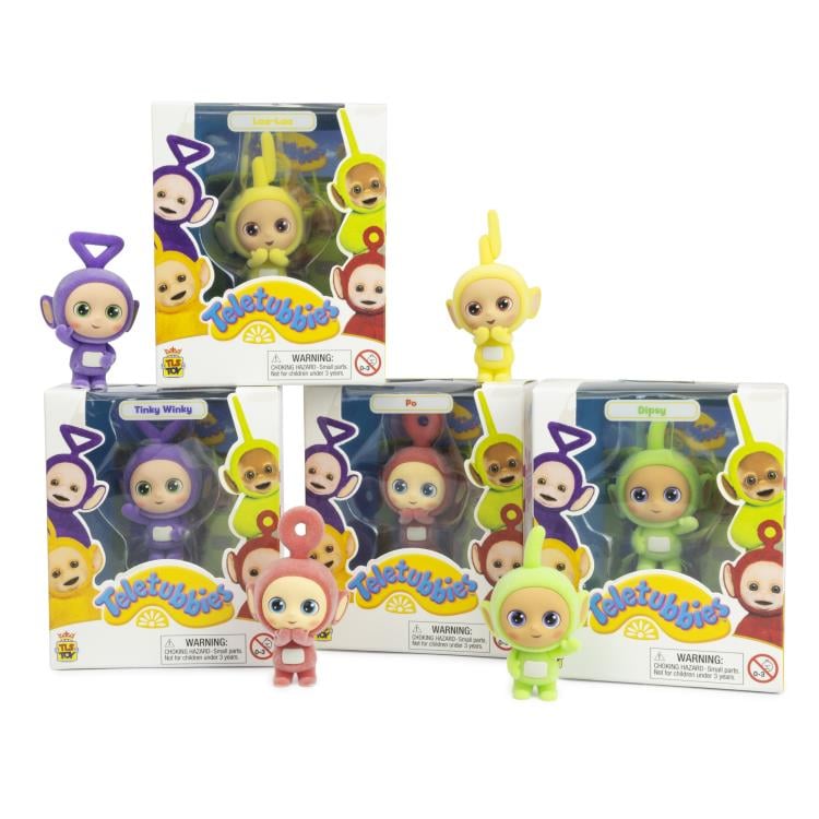 Teletubbies Tinky Winky 2.5" Collectible Flocked Figure Gallery Image 11