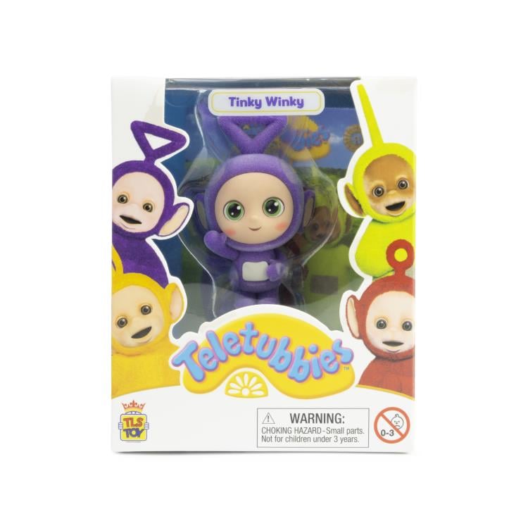Teletubbies Tinky Winky 2.5" Collectible Flocked Figure Gallery Image 5