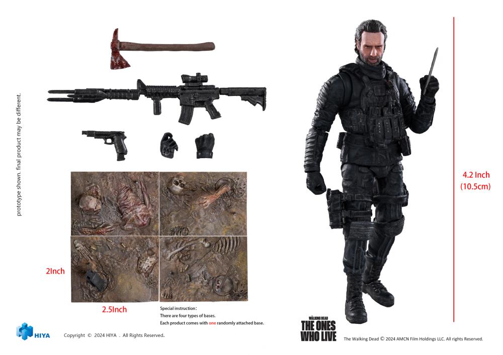 The Walking Dead: The Ones Who Live Exquisite Mini Series Rick Grimes 1/18 Scale PX Previews Exclusive Action Figure Gallery Image 11