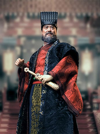 Three Kingdoms on Palm Grand Tutor Dong Zhuo Zhongying 1/12 Scale