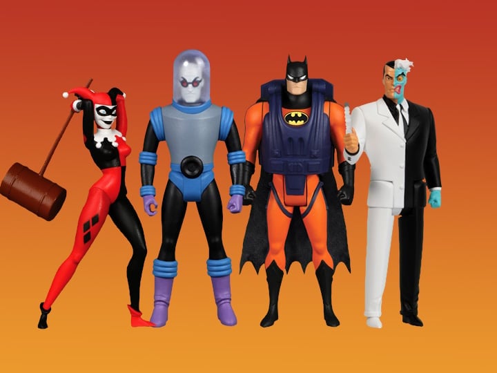 フィギュア4体セット BATMAN Jo Meg Carmen 99 Batman: The Animated Series 5 Points Vol.2 Deluxe Set of 4 Action