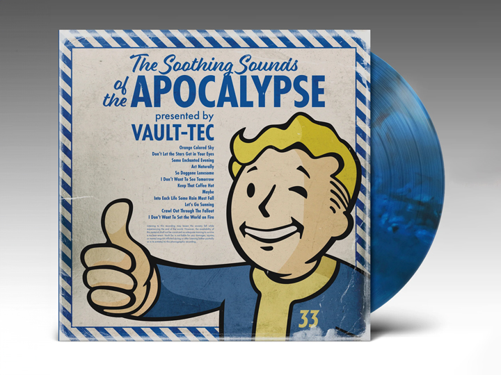 Fallout: The Soothing Sounds of the Apocalypse Original Soundtrack Vinyl LP (Blue Smoke) Gallery Image 1