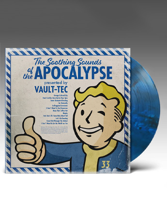 Fallout: The Soothing Sounds of the Apocalypse Original Soundtrack Vinyl LP (Blue Smoke) Gallery Image 2