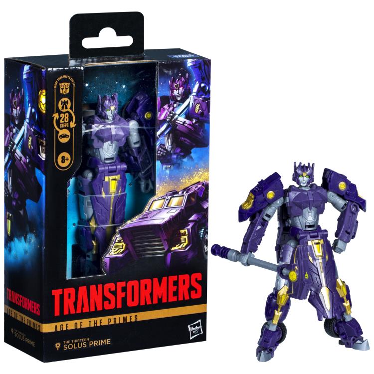 Transformers: Age of the Primes Deluxe Class The Thirteen Solus Prime Action Figure Gallery Image 5