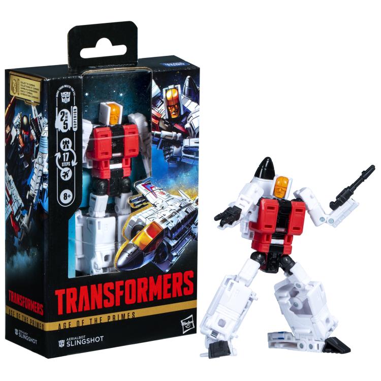 Transformers: Age of the Primes Deluxe Class Aerialbot Slingshot Action Figure Gallery Image 5
