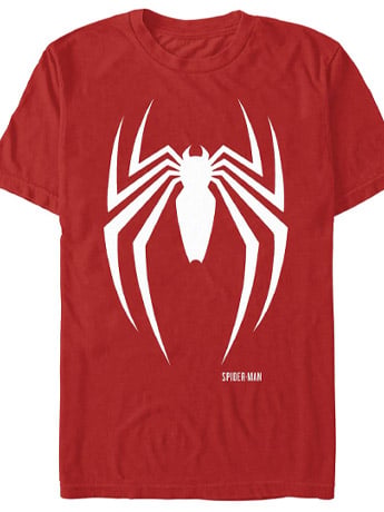 Marvel Heroes Spider-Man Gamerverse Logo T-Shirt Gallery Image 2