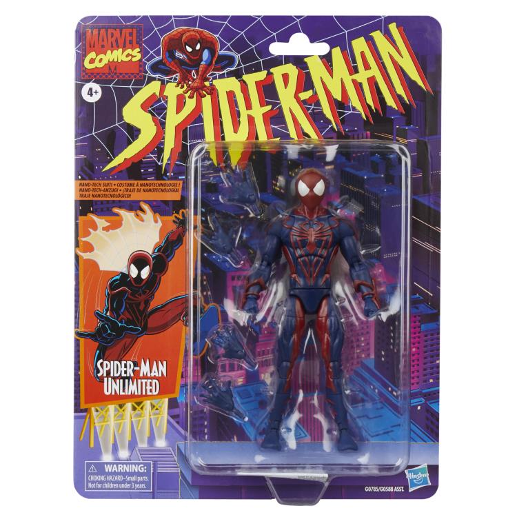 Spider-Man Marvel Legends Retro Collection Spider-Man Unlimited Action Figure Gallery Image 11
