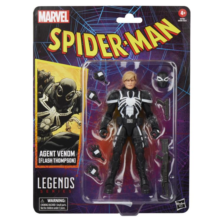 Spider-Man Marvel Legends Retro Collection Agent Venom (Flash Thompson) Action Figure Gallery Image 9
