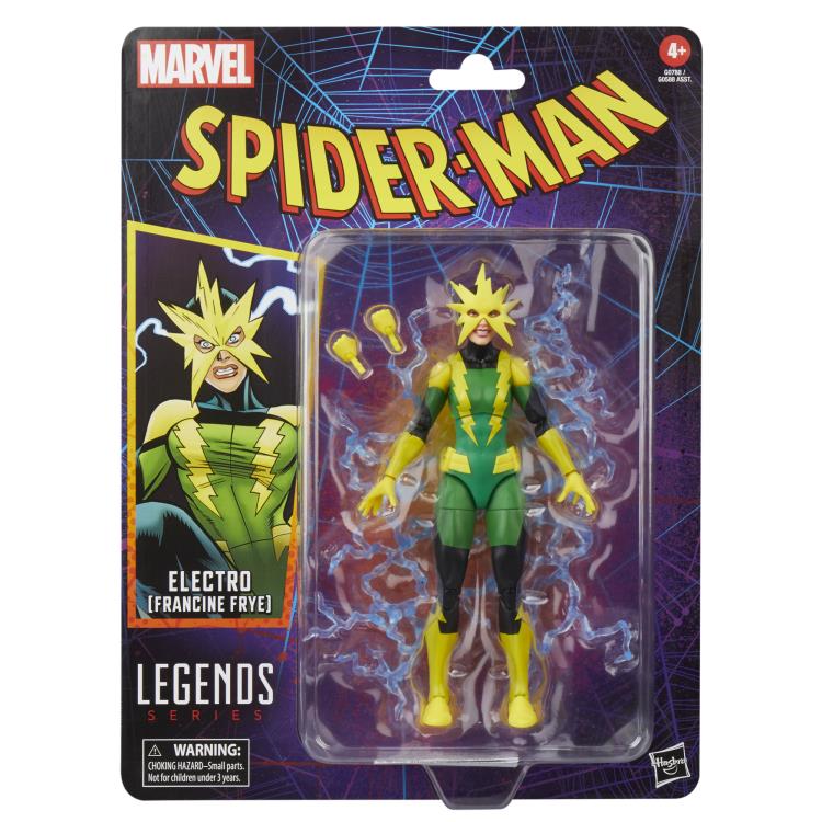 Spider-Man Marvel Legends Retro Collection Electro (Francine Frye) Action Figure Gallery Image 11