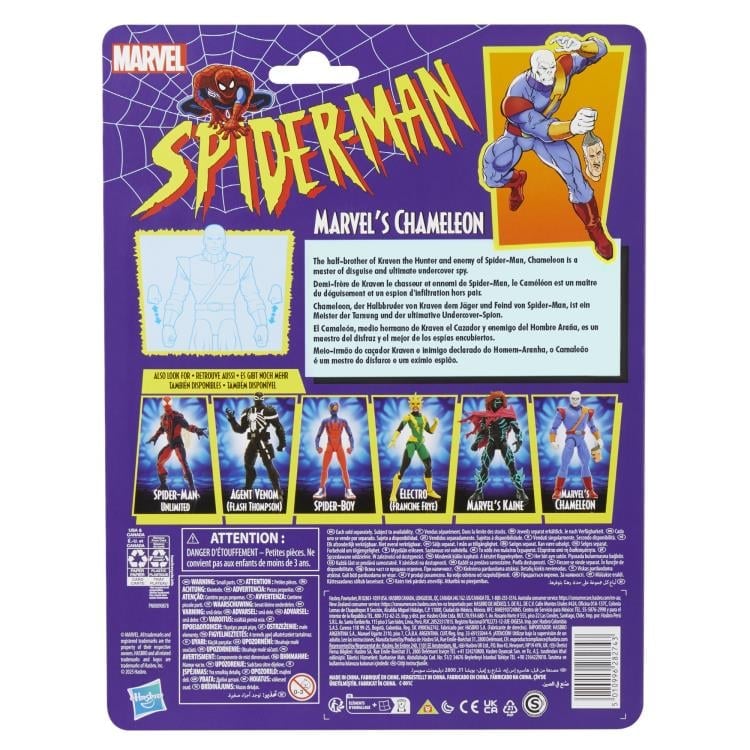Spider-Man Marvel Legends Retro Collection Chameleon Action Figure Gallery Image 12
