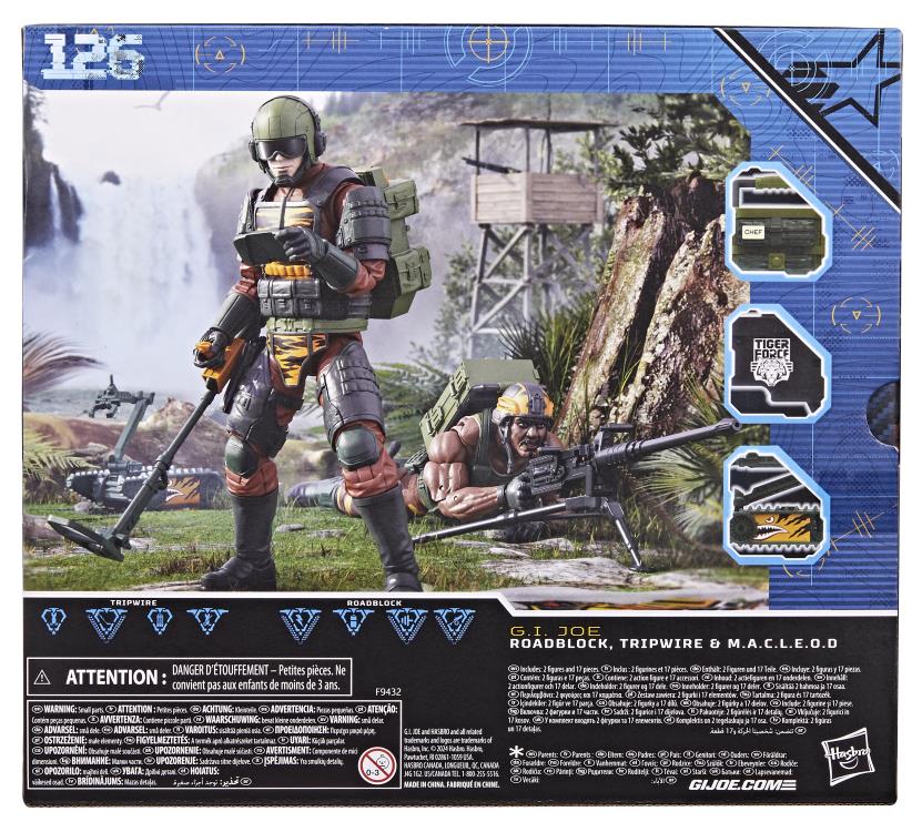 G.I. Joe Classified Series #126 Tiger Force Roadblock, Tripwire, & M.A.C.L.E.O.D. Exclusive Action Figure Set Gallery Image 26