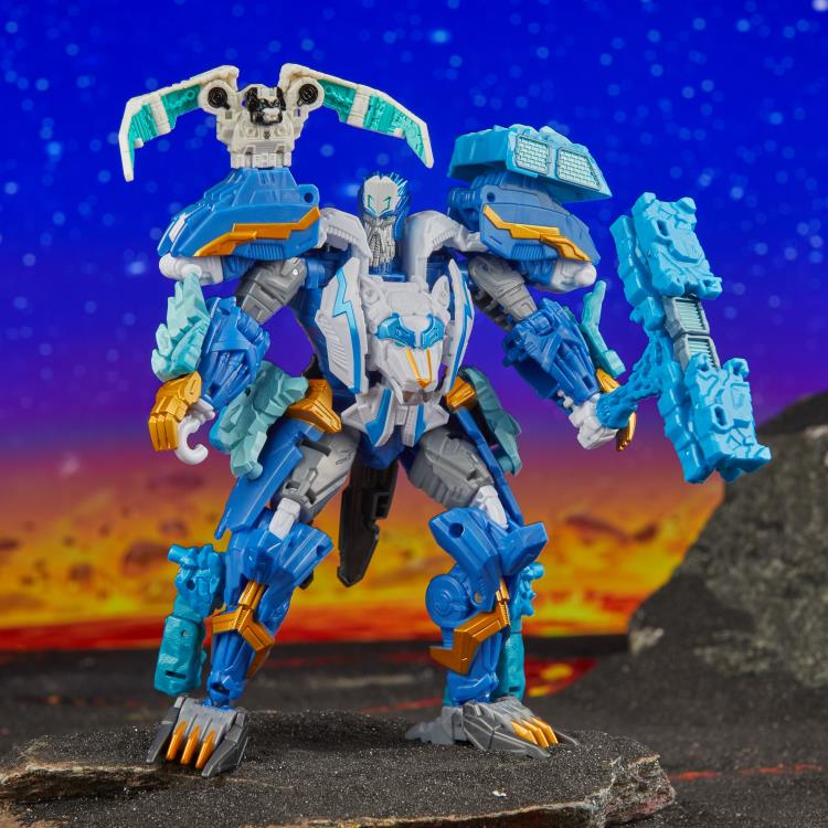 Transformers: Legacy United Star Raider Thundertron, Star Raider Nightstrike, & Infernac Universe Calcitron Exclusive Action Figure Set Gallery Image 11