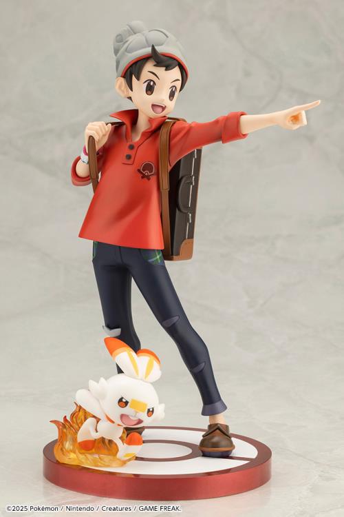 Pokemon ArtFX J Victor with Scorbunny 1/8 Scale Figure Gallery Image 3