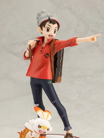 Pokemon ArtFX J Victor with Scorbunny 1/8 Scale Figure Gallery Image 2
