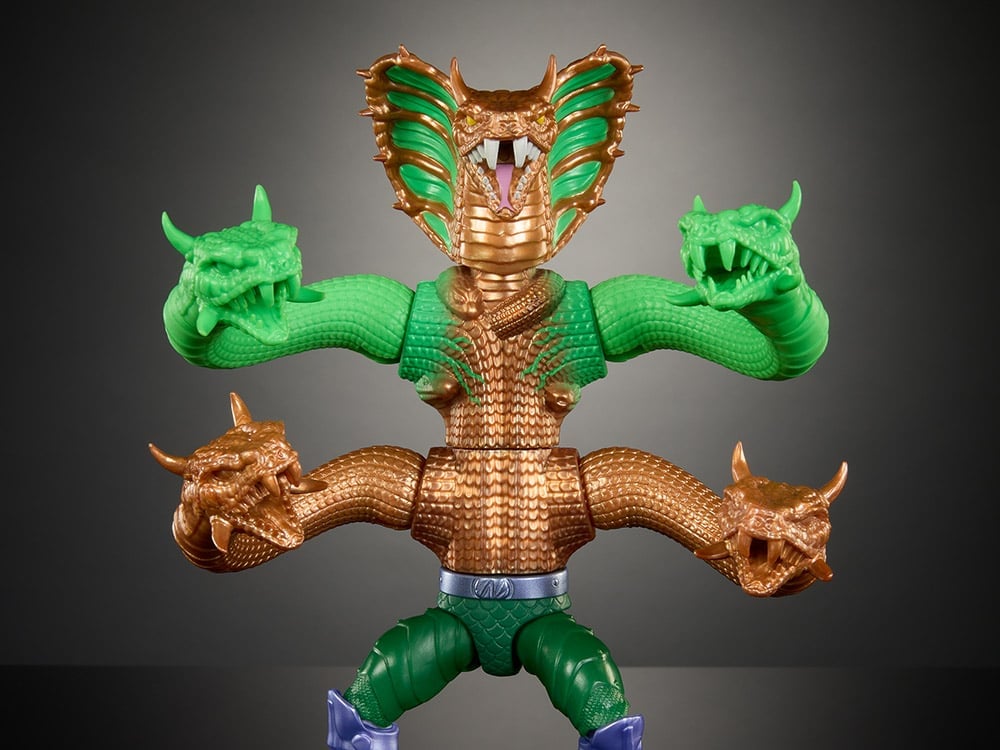 Masters of the Universe: Origins Turtles of Grayskull King Hiss Deluxe Action Figure Gallery Image 1