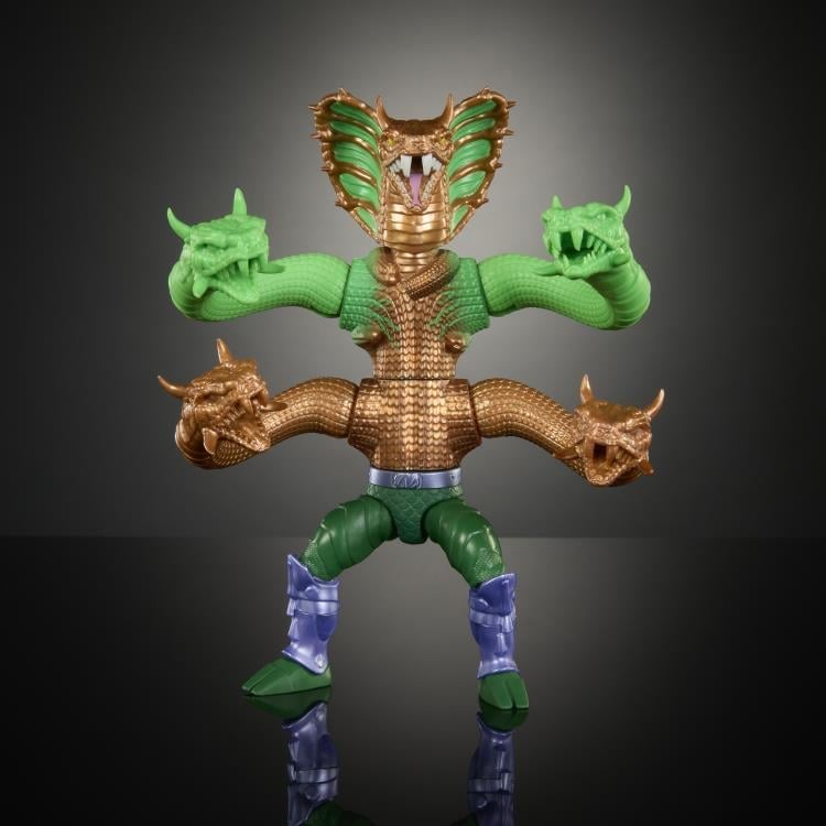 Masters of the Universe: Origins Turtles of Grayskull King Hiss Deluxe Action Figure Gallery Image 3