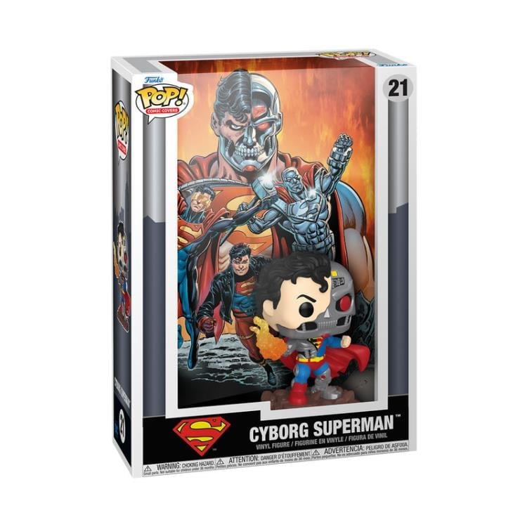Pop! Comic Covers: DC Comics - Reign of The Supermen - Cyborg Superman Gallery Image 3