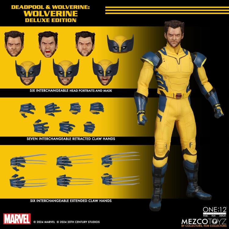 Deadpool & Wolverine One:12 Collective Wolverine (Deluxe Edition) Action Figure Gallery Image 10