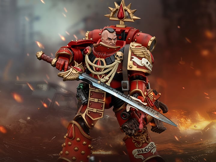Warhammer: The Horus Heresy Blood Angels Raldoron, First Captain of the Blood Angels 1/18 Scale Action Figure Gallery Image 1