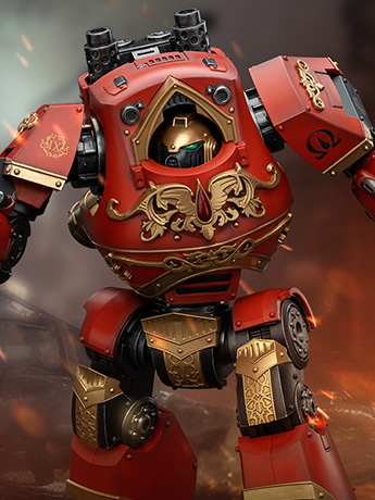 Warhammer: The Horus Heresy Blood Angels Contemptor-Incaendius Dreadnought 1/18 Scale Action Figure Gallery Image 2