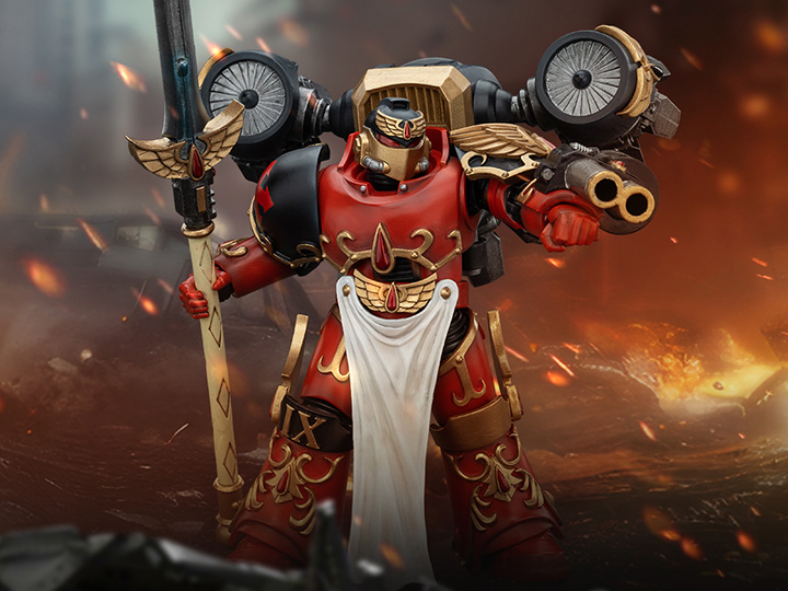 Warhammer: The Horus Heresy Blood Angels Dawnbreaker Cohort Dawnbreaker Champion 1/18 Scale Action Figure Gallery Image 1