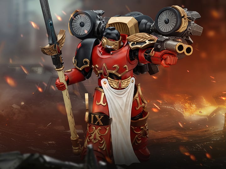 Warhammer: The Horus Heresy Blood Angels Dawnbreaker Cohort Dawnbreaker (Ver. 2) 1/18 Scale Action Figure Gallery Image 1
