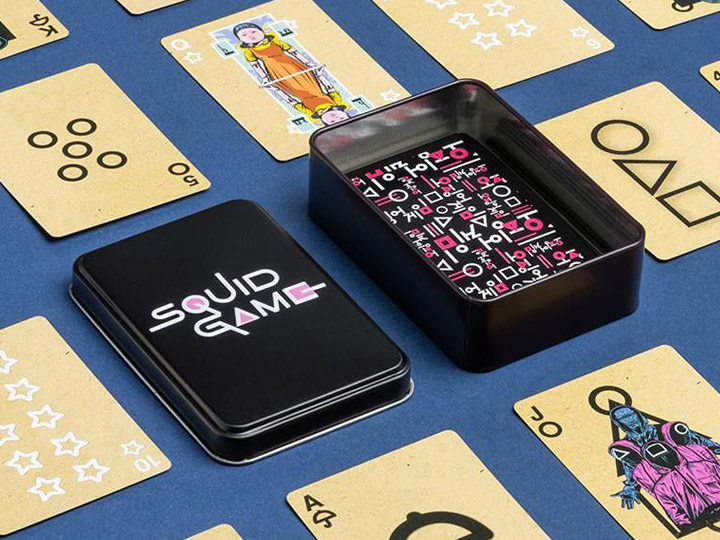 Squid Game Playing Cards in Tin Case Gallery Image 1