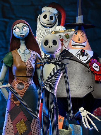 The Nightmare Before Christmas Ultimate Set of 4 Action Figures Gallery Image 2