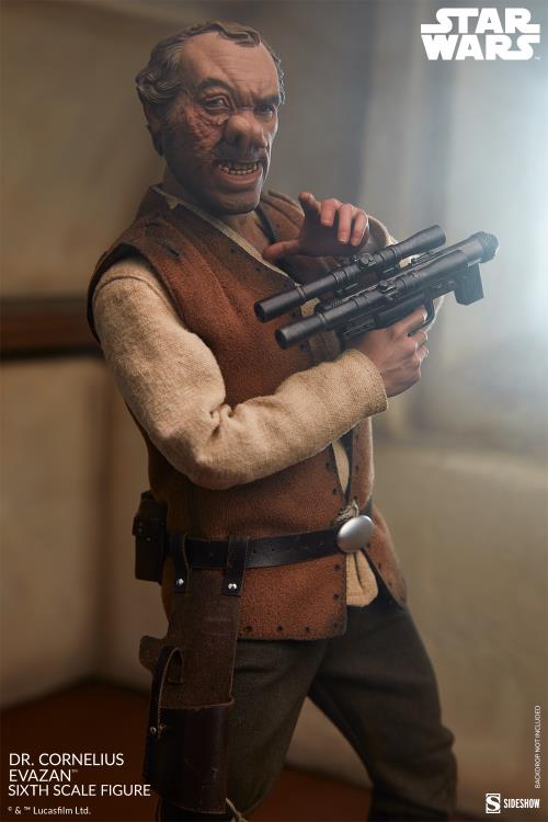 Star Wars: A New Hope Scum & Villainy Doctor Cornelius Evazan 1/6 Scale Figure Gallery Image 5