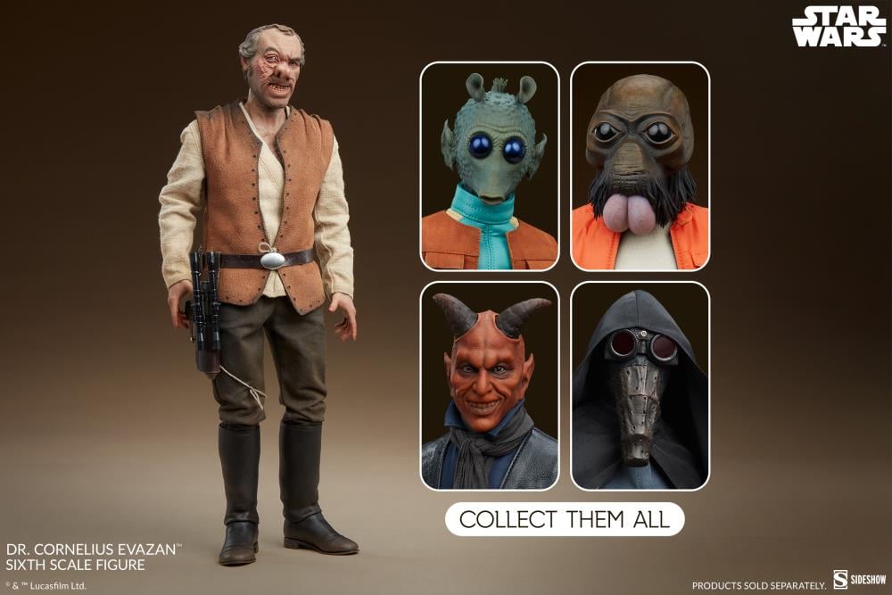 Star Wars: A New Hope Scum & Villainy Doctor Cornelius Evazan 1/6 Scale Figure Gallery Image 17