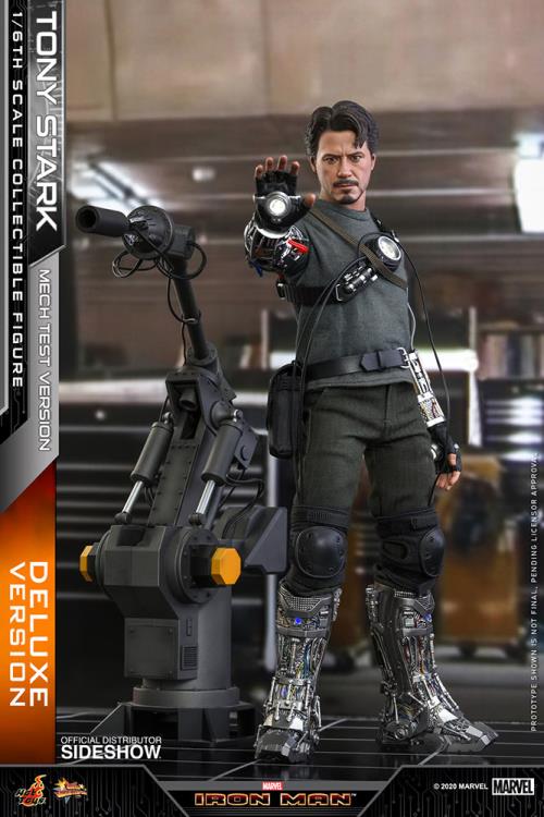 Iron Man MMS582B Tony Stark (Mech Test Ver.) Deluxe Special Edition 1/6th Scale Collectible Figure Gallery Image 7