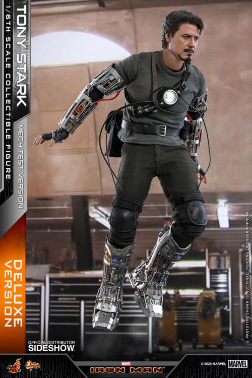 Iron Man MMS582B Tony Stark (Mech Test Ver.) Deluxe Special Edition 1/6th Scale Collectible Figure Gallery Image 13