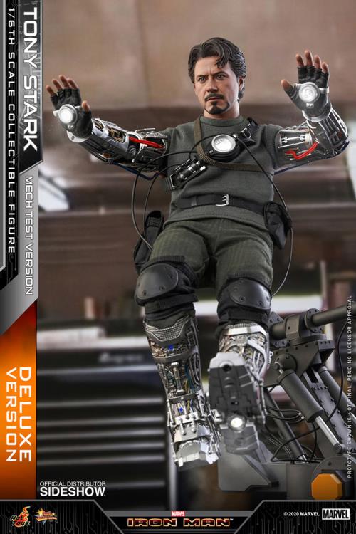 Iron Man MMS582B Tony Stark (Mech Test Ver.) Deluxe Special Edition 1/6th Scale Collectible Figure Gallery Image 8