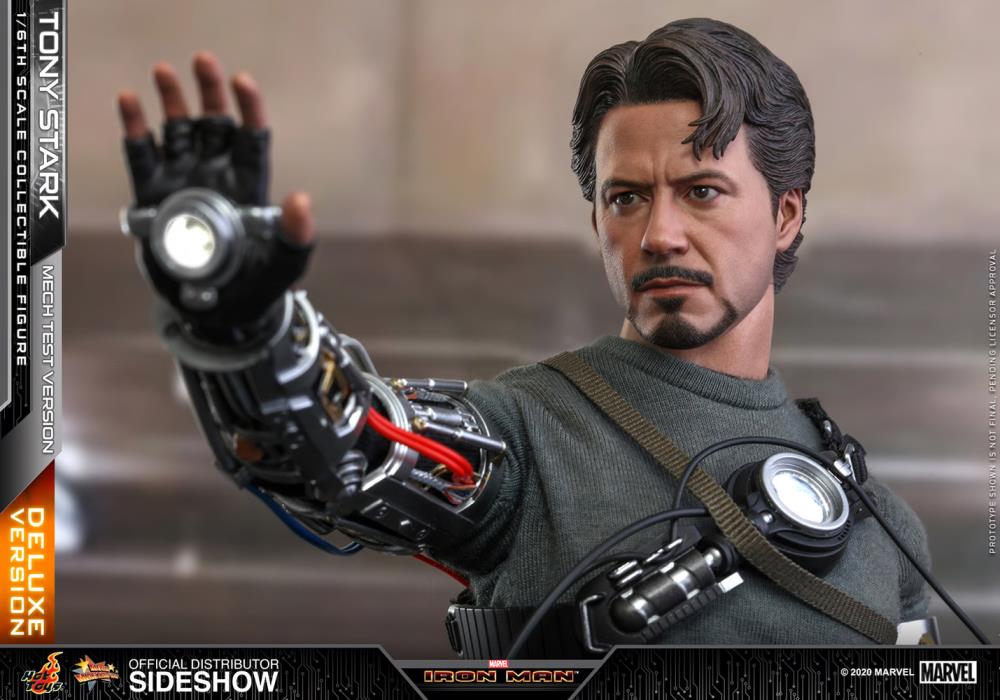 Iron Man MMS582B Tony Stark (Mech Test Ver.) Deluxe Special Edition 1/6th Scale Collectible Figure Gallery Image 15