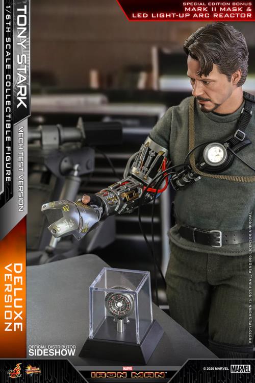 Iron Man MMS582B Tony Stark (Mech Test Ver.) Deluxe Special Edition 1/6th Scale Collectible Figure Gallery Image 5