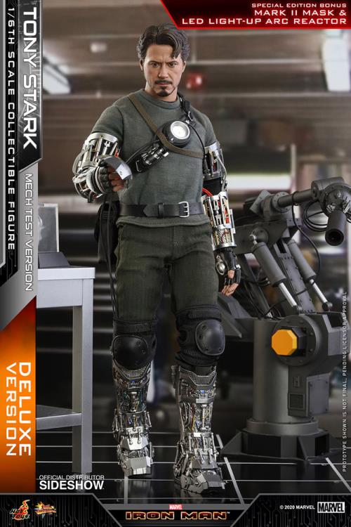 Iron Man MMS582B Tony Stark (Mech Test Ver.) Deluxe Special Edition 1/6th Scale Collectible Figure Gallery Image 3
