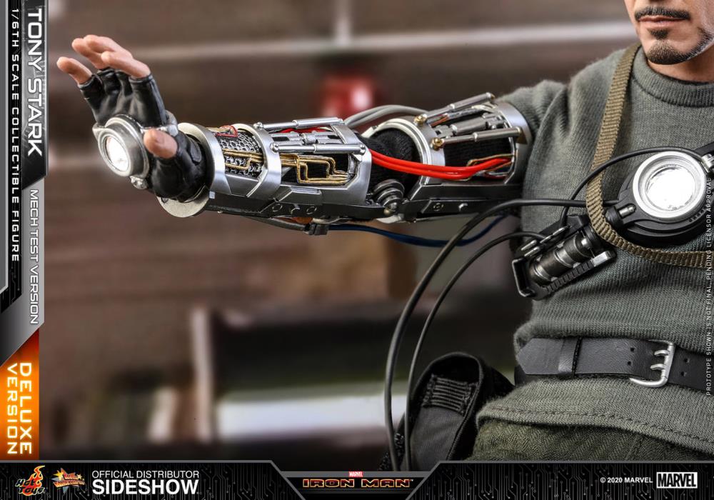 Iron Man MMS582B Tony Stark (Mech Test Ver.) Deluxe Special Edition 1/6th Scale Collectible Figure Gallery Image 16