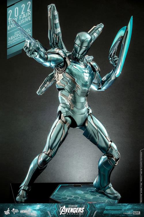 Avengers: Endgame MMS646D45 Iron Man Mark LXXXV (Holographic Ver.) 1/6th Scale Collectible Figure Gallery Image 8