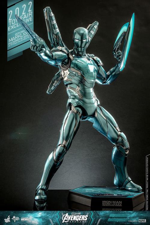Avengers: Endgame MMS646D45 Iron Man Mark LXXXV (Holographic Ver.) 1/6th Scale Collectible Figure Gallery Image 7