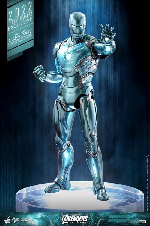 Avengers: Endgame MMS646D45 Iron Man Mark LXXXV (Holographic Ver.) 1/6th Scale Collectible Figure Gallery Image 3