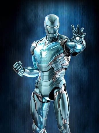 IRON MAN MARK85 CHROME Ver. 100％ & 400％ Amazon.com: LonullyMege MK85Ironman(Deluxe Version) Action Figure