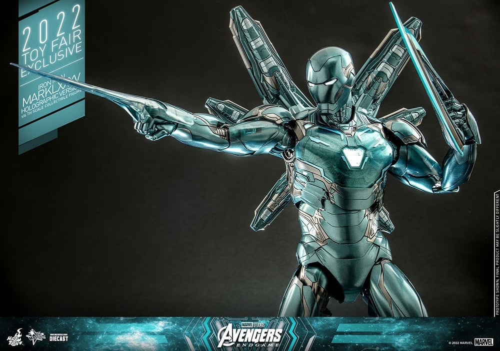 Avengers: Endgame MMS646D45 Iron Man Mark LXXXV (Holographic Ver.) 1/6th Scale Collectible Figure Gallery Image 13